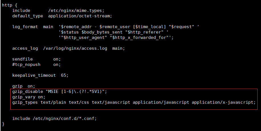 网站速度优化 Enable Gzip Compression (5)