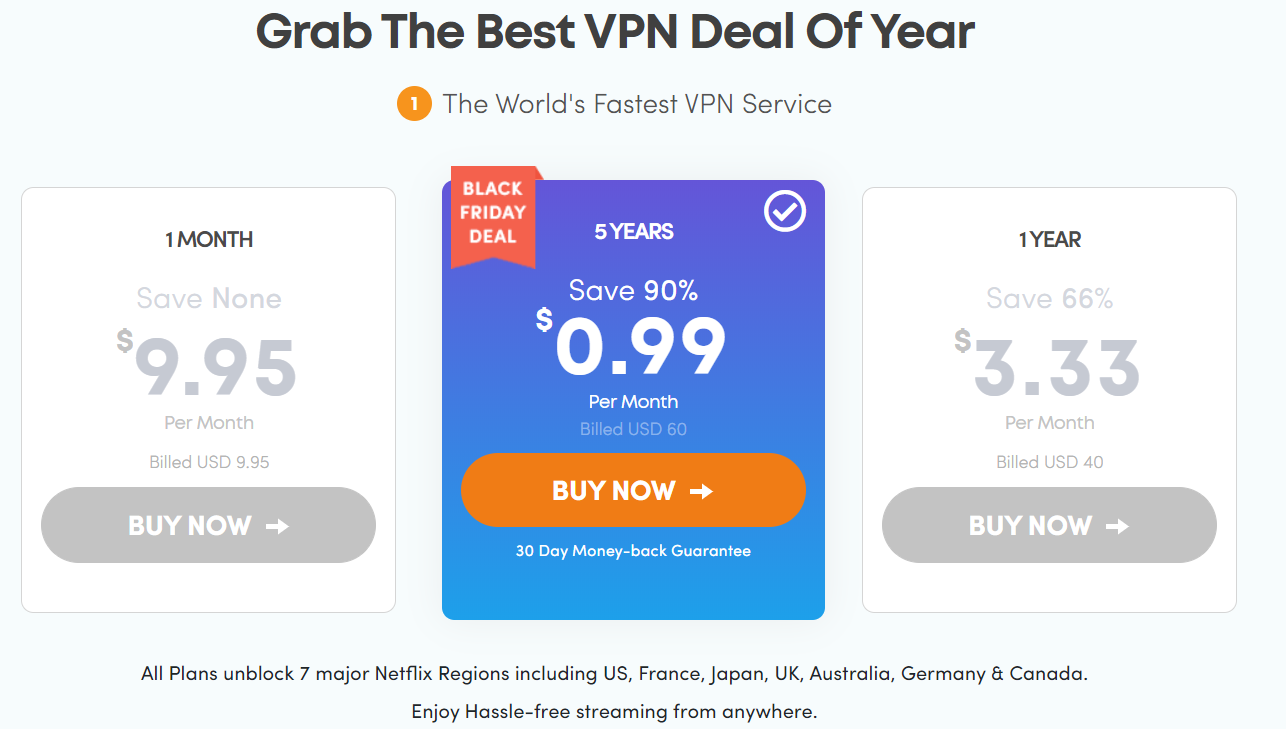 黑五VPN折扣信息汇总5